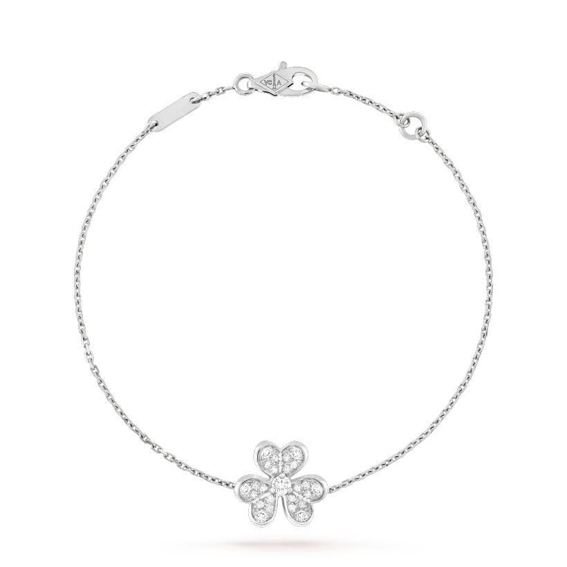[⭐Renara]FRIVOLE SILVER FLOWER DIAMOND BRACELET