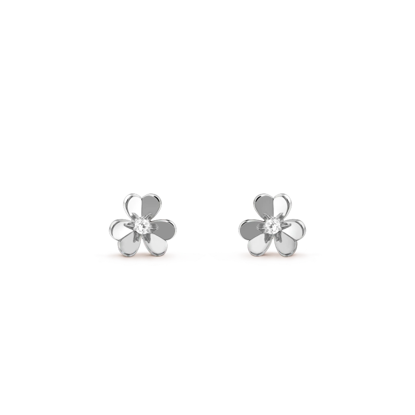[⭐Renara]FRIVOLE MINI SILVER FLOWER EARRINGS