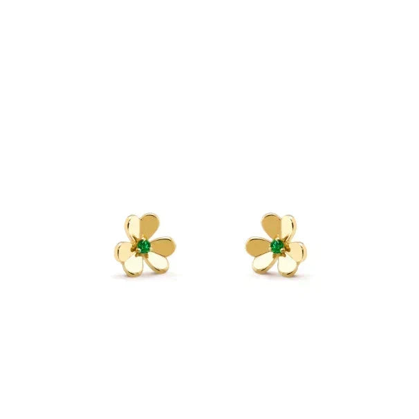 [⭐Renara]FRIVOLE  FLOWER MALACHITE EARRINGS