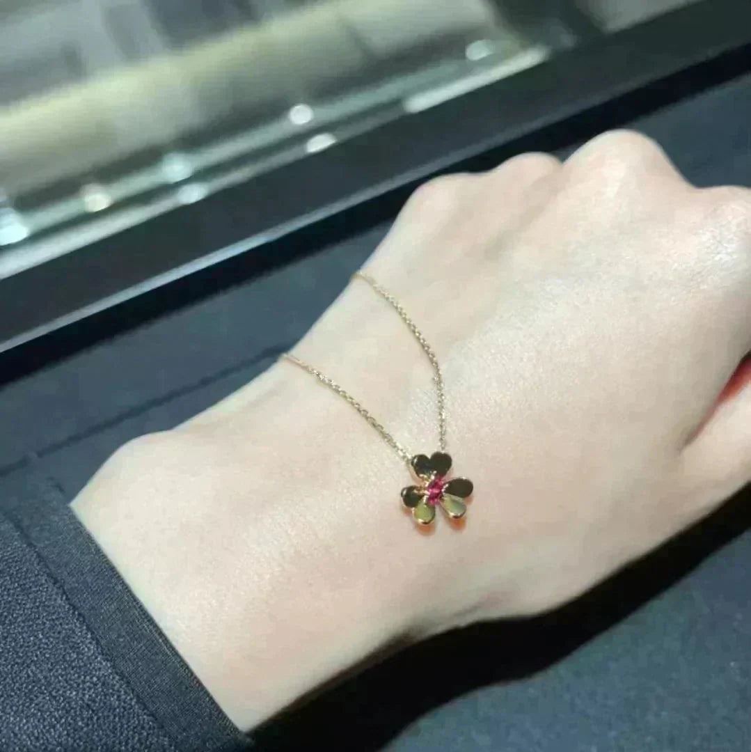 [⭐Renara]FRIVOLE GOLD FLOWER NECKLACE