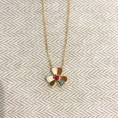 [⭐Renara]FRIVOLE GOLD FLOWER NECKLACE