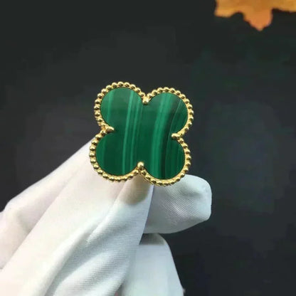 [⭐Renara]CLOVER MALACHITE RING