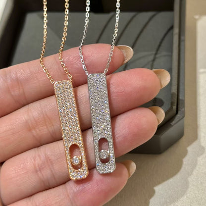 [⭐Renara]MY FIRST DIAMOND PAVED NECKLACE