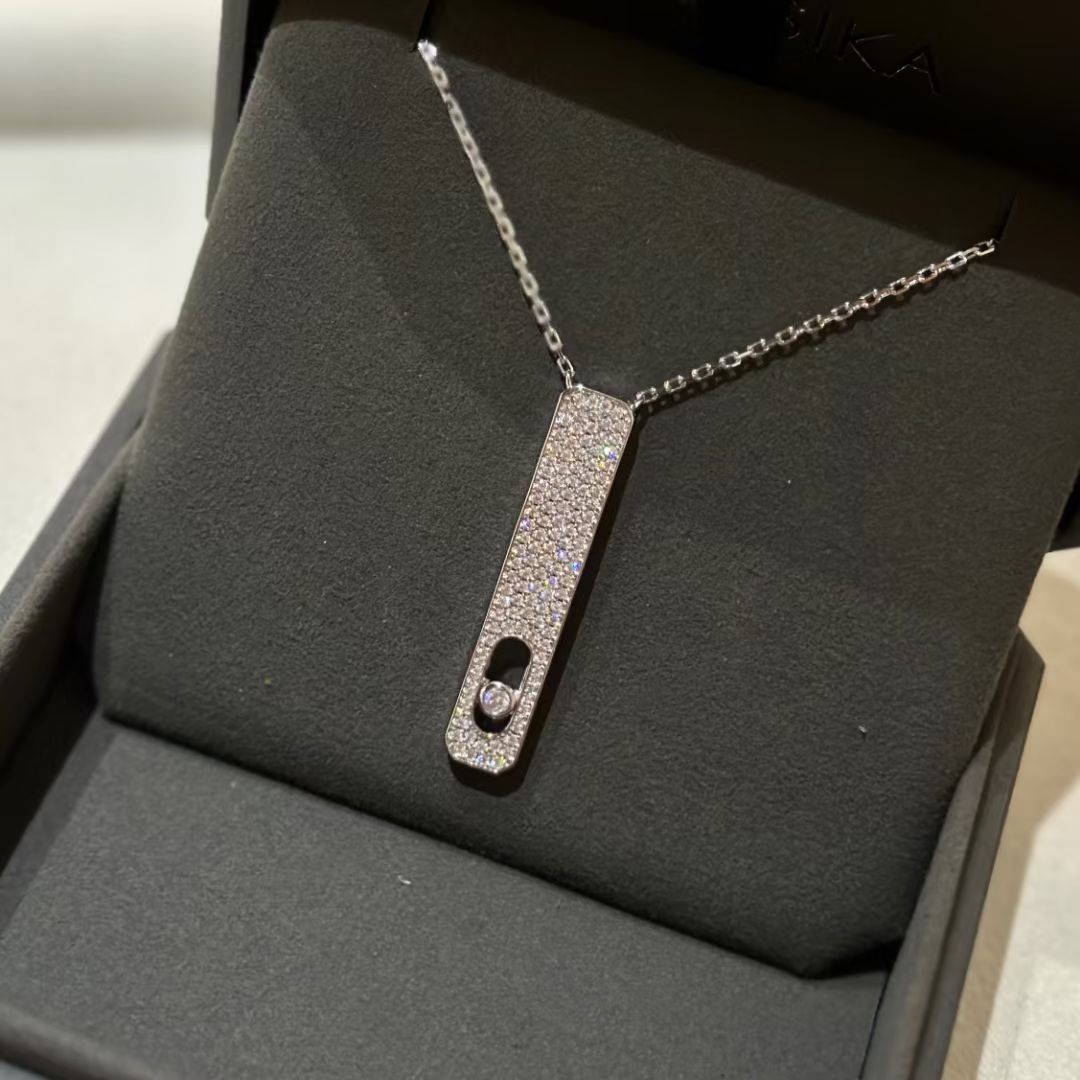 [⭐Renara]MY FIRST DIAMOND PAVED NECKLACE