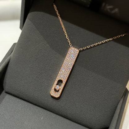 [⭐Renara]MY FIRST DIAMOND PAVED NECKLACE