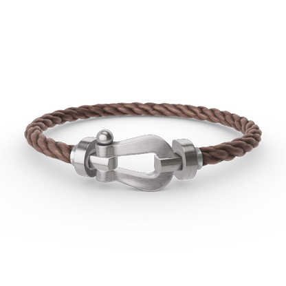[⭐Renara]FORCE LARGE HORSESHOE NO DIAMOND BRACELET SILVER