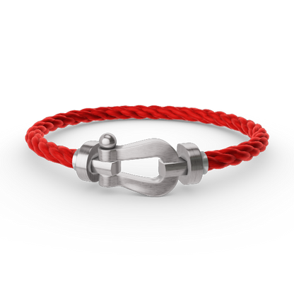 [⭐Renara]FORCE LARGE HORSESHOE NO DIAMOND BRACELET SILVER