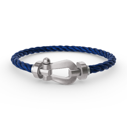 [⭐Renara]FORCE LARGE HORSESHOE NO DIAMOND BRACELET SILVER