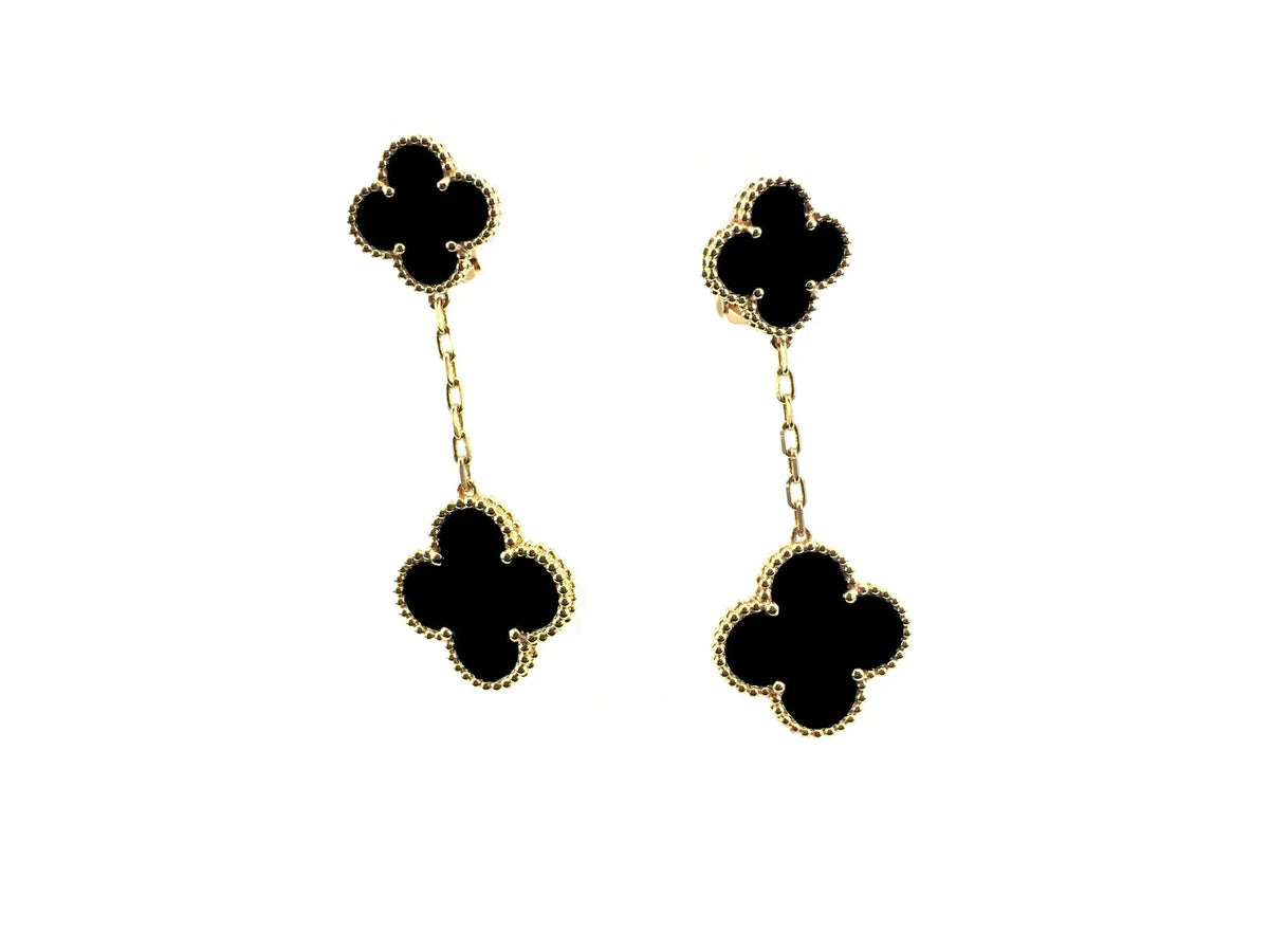 [⭐Renara]CLOVER 2 MOTIFS  EARRINGS (MULTIPLE CHOICESC