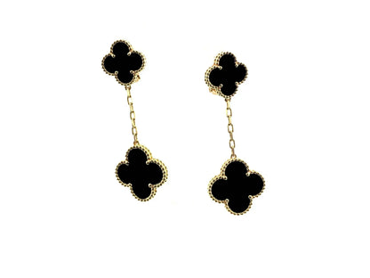 [⭐Renara]CLOVER 2 MOTIFS  EARRINGS (MULTIPLE CHOICESC
